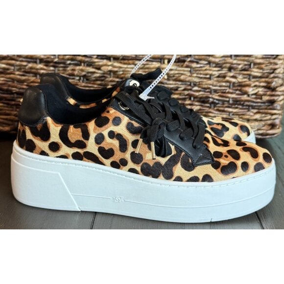 Dune London Size 39 - 9 Episode Leopard Platform Sneakers - Picture 1 of 13